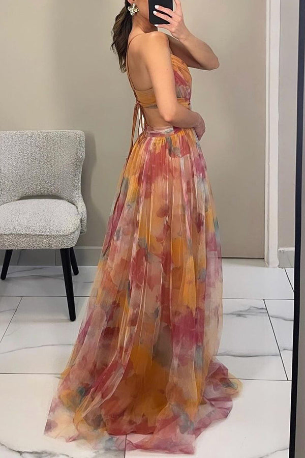 Isla-Rose’s Floral Maxi Dress – A Flowing Beauty for Timeless Elegance