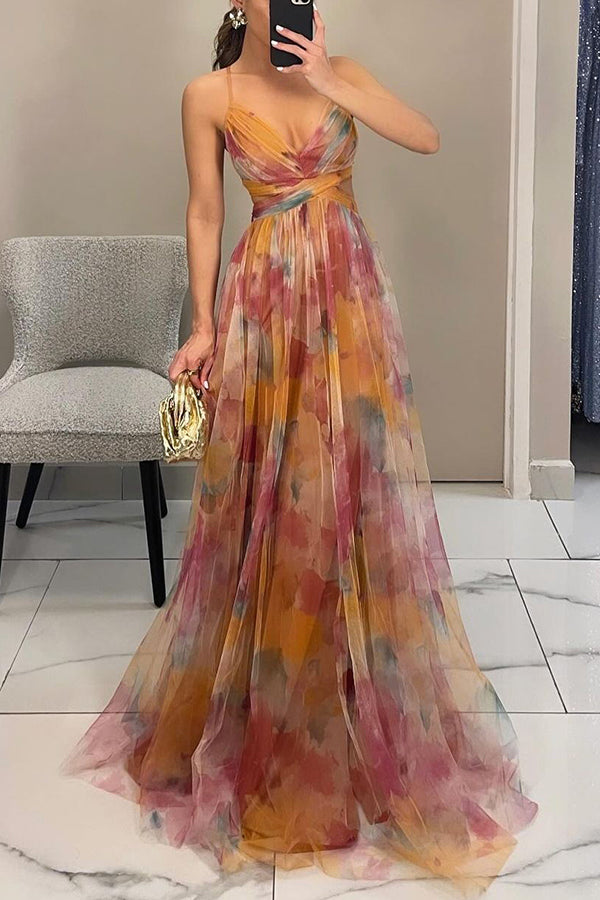 Isla-Rose’s Floral Maxi Dress – A Flowing Beauty for Timeless Elegance