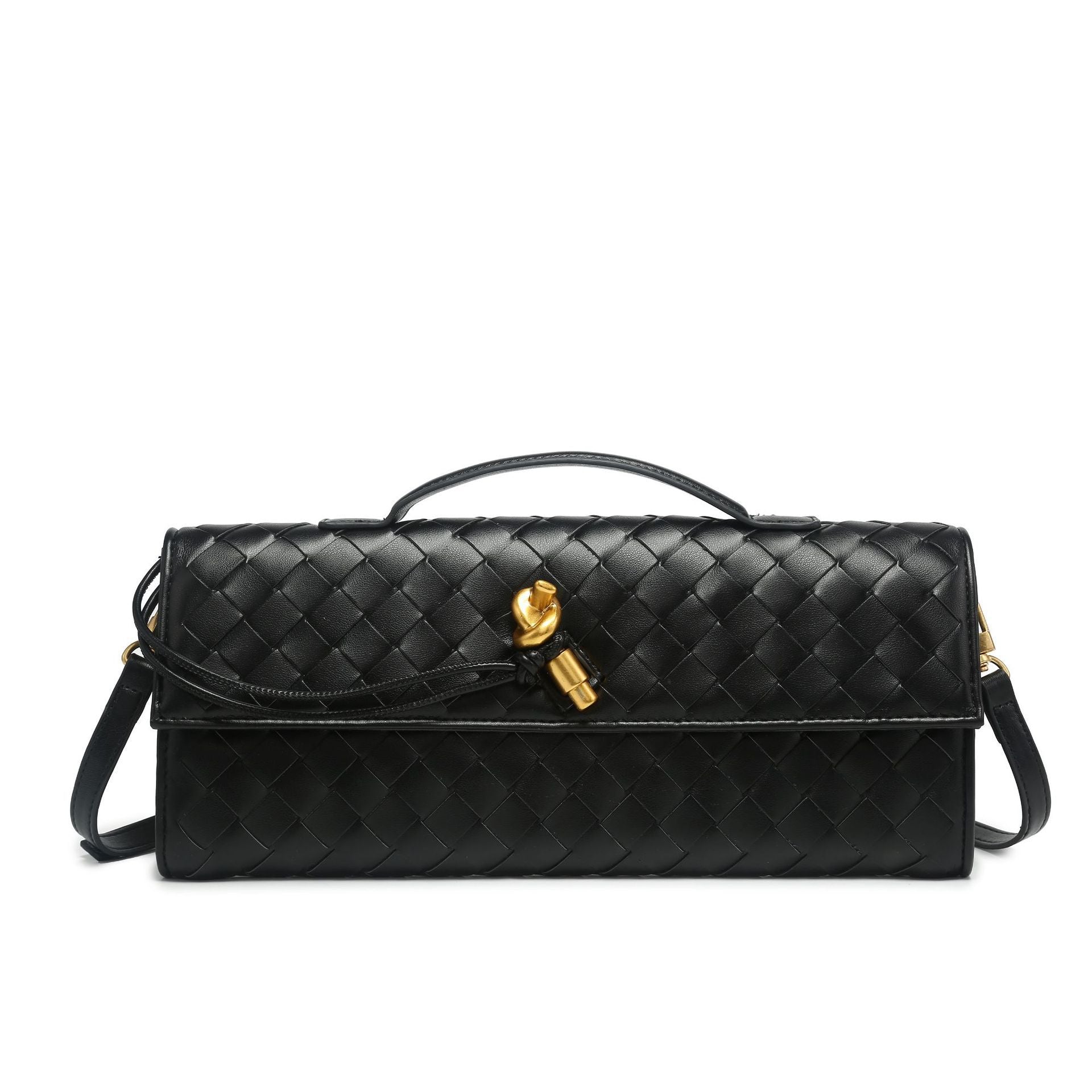 Clara’s Woven Brenda Bag – Chic Sophistication in Every Detail