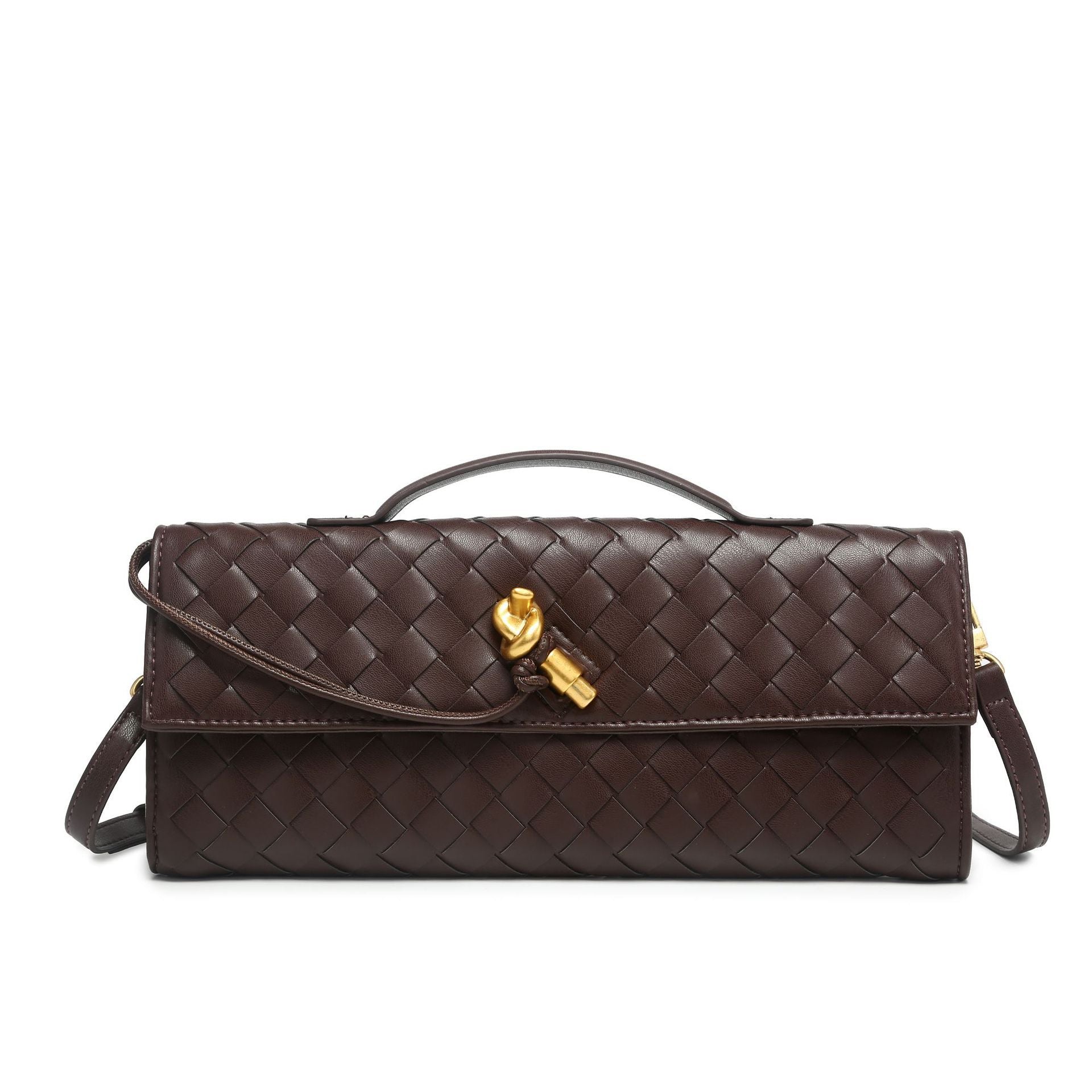 Clara’s Woven Brenda Bag – Chic Sophistication in Every Detail