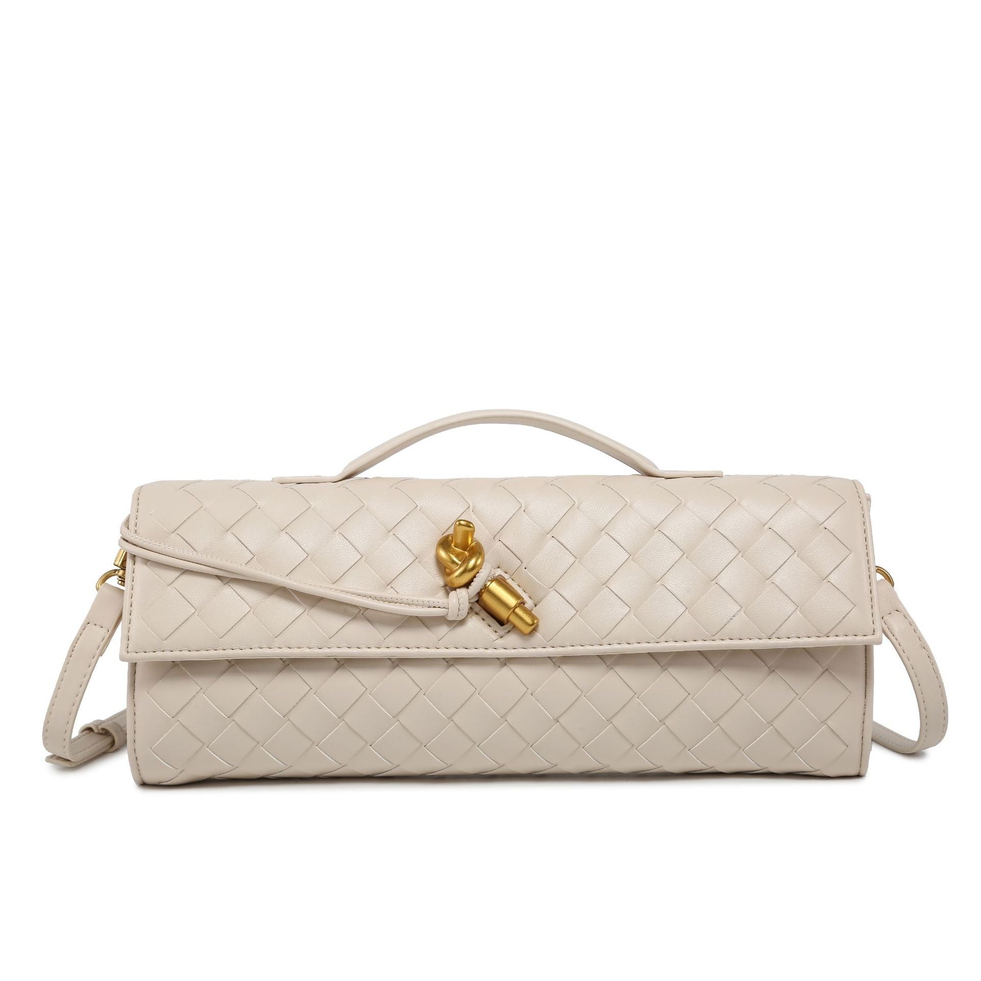 Clara’s Woven Brenda Bag – Chic Sophistication in Every Detail