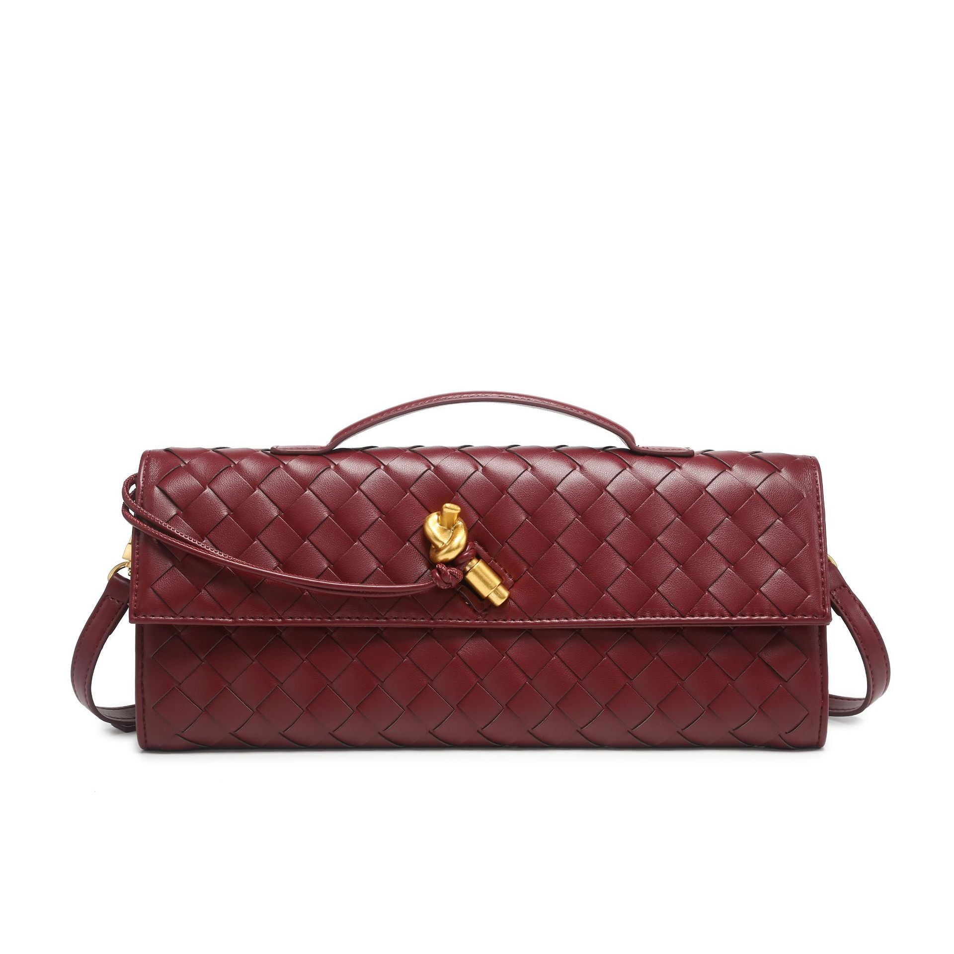Clara’s Woven Brenda Bag – Chic Sophistication in Every Detail