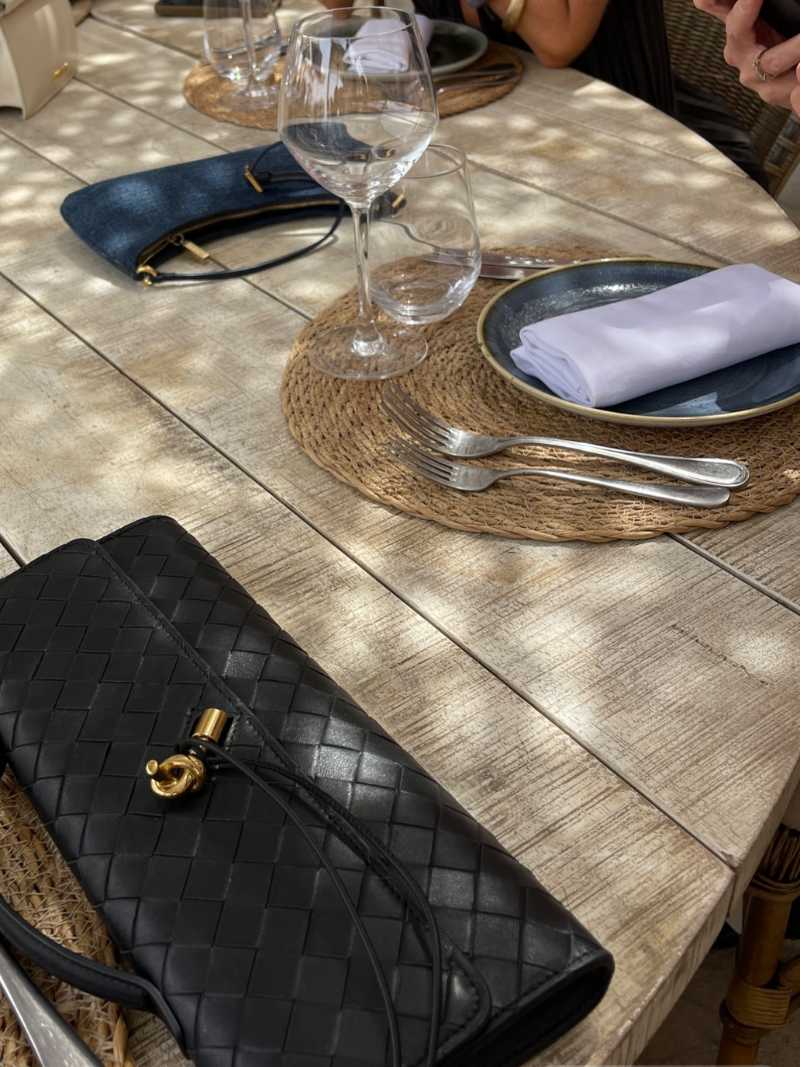Clara’s Woven Brenda Bag – Chic Sophistication in Every Detail