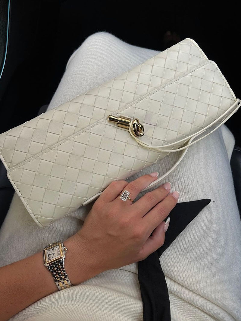 Clara’s Woven Brenda Bag – Chic Sophistication in Every Detail