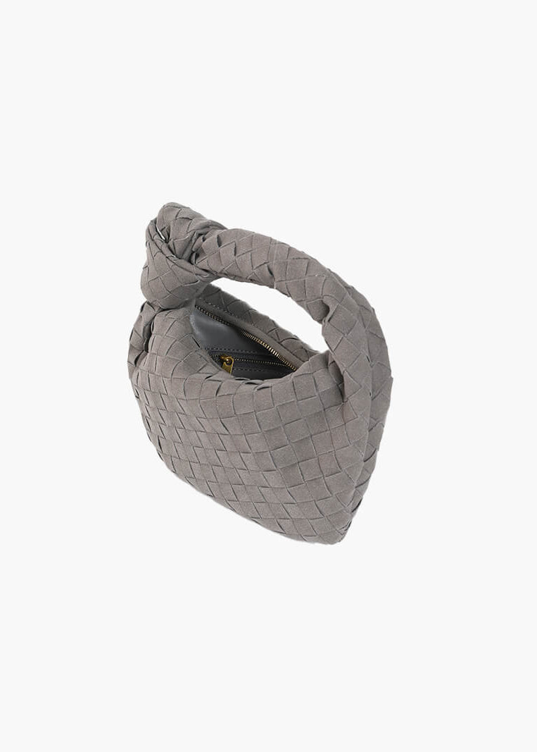 Laura - Mini sac en daim tissé