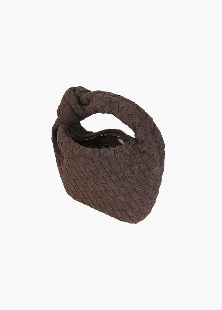 Laura - Mini sac en daim tissé