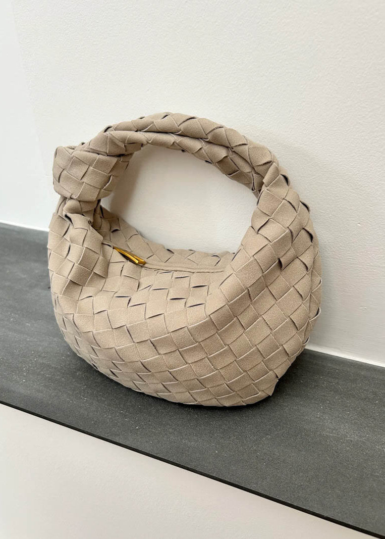 Laura - Mini sac en daim tissé