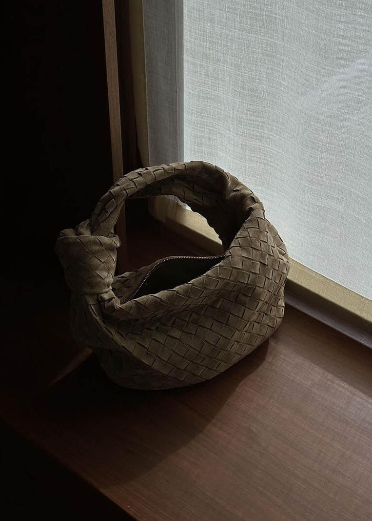 Laura - Mini sac en daim tissé