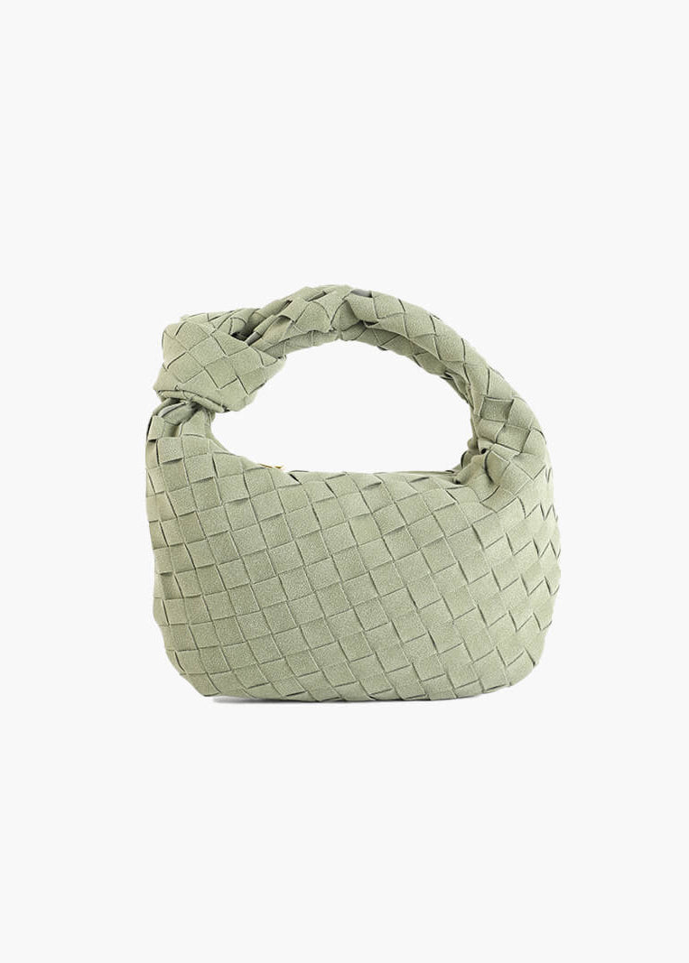 Laura - Mini sac en daim tissé