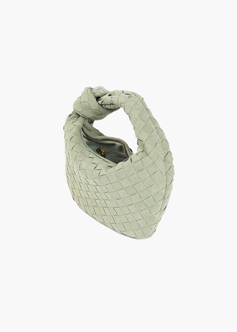 Laura - Mini sac en daim tissé