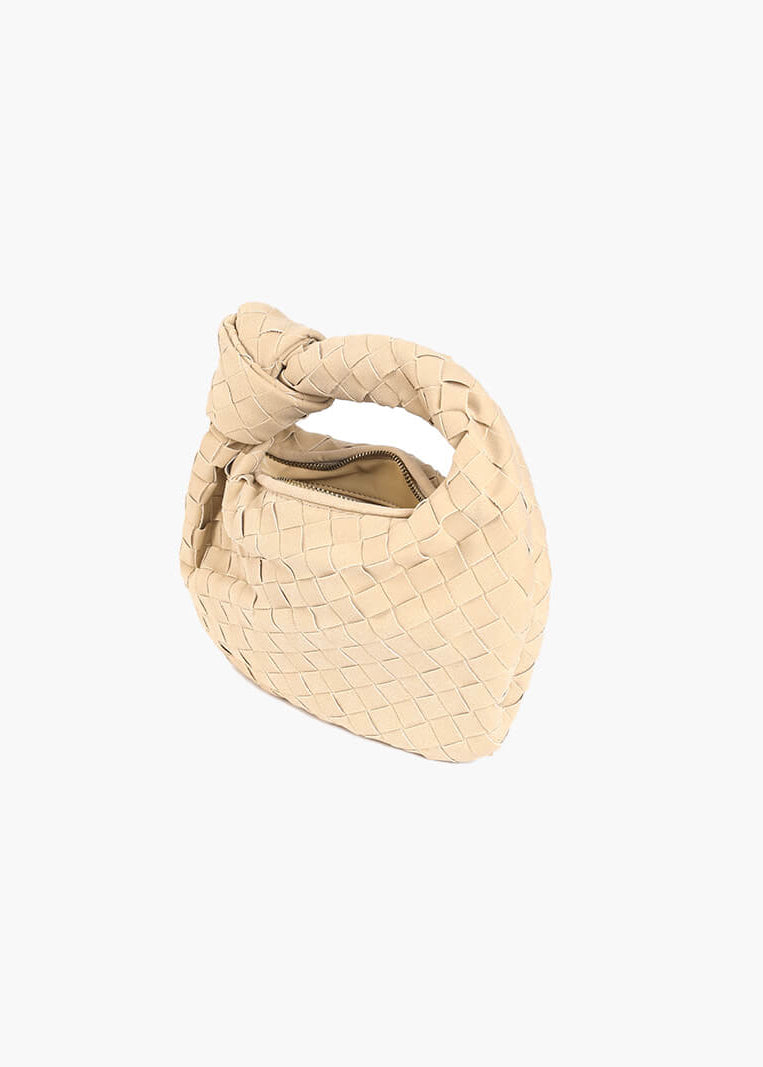 Laura - Mini sac en daim tissé