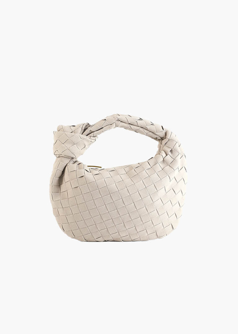 Laura - Mini sac en daim tissé