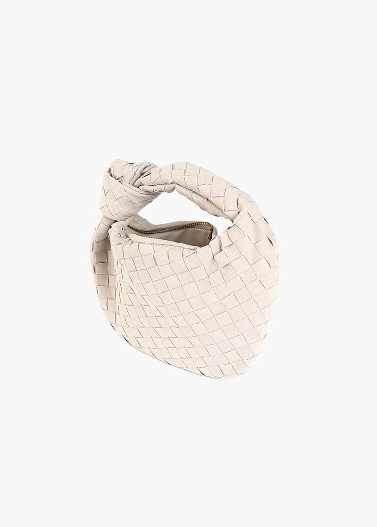 Laura - Mini sac en daim tissé