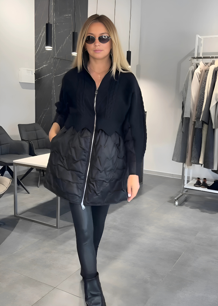Ella's - Manteau avec haut en tricot