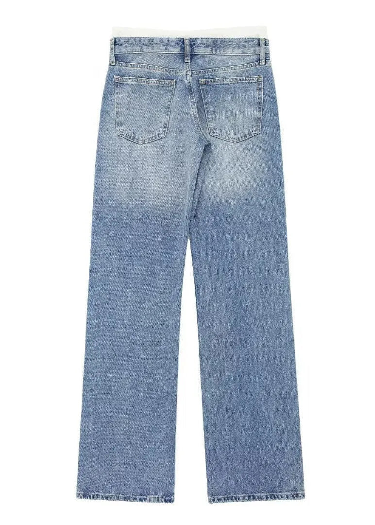 Lexi - Jean boxer droit blanc