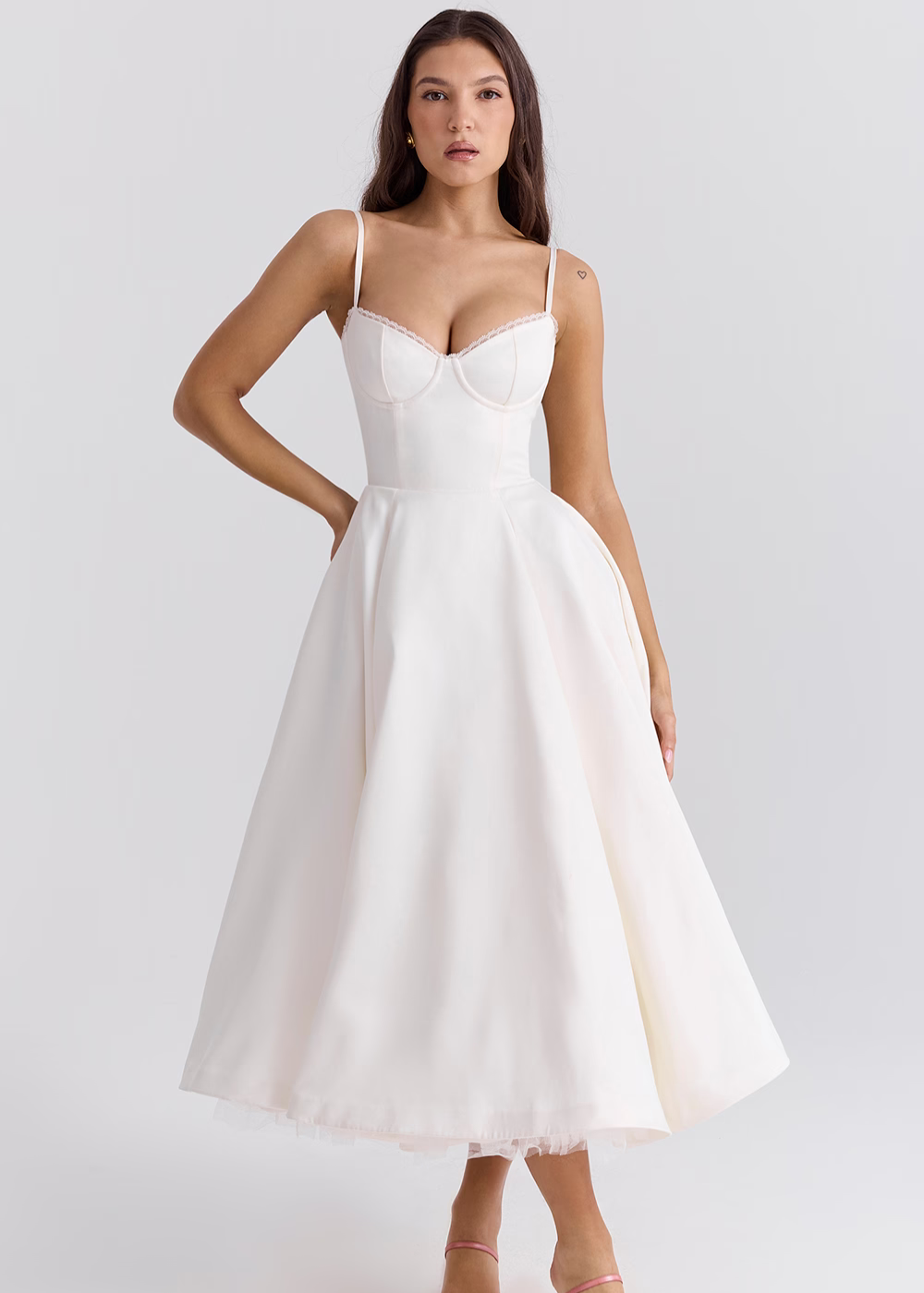 Louane's - Double Layer Midi Dress –