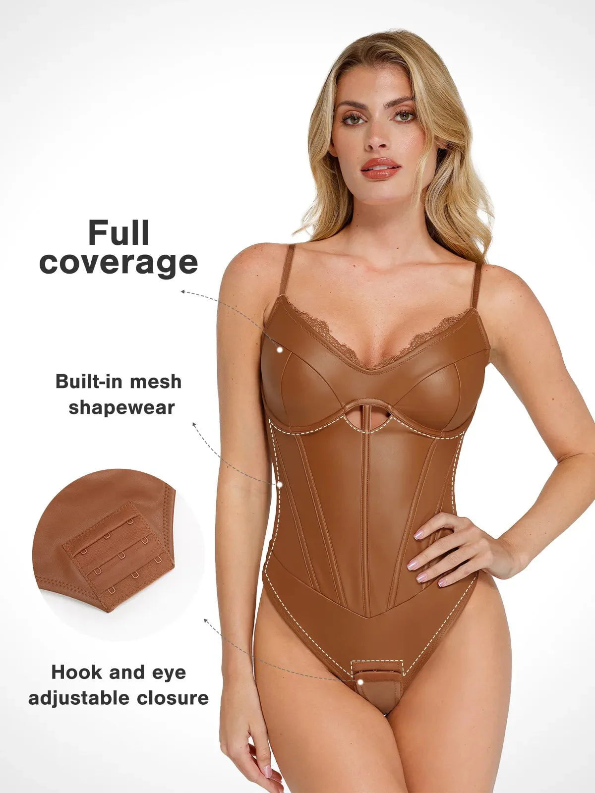 Ava - Shapewear en similicuir