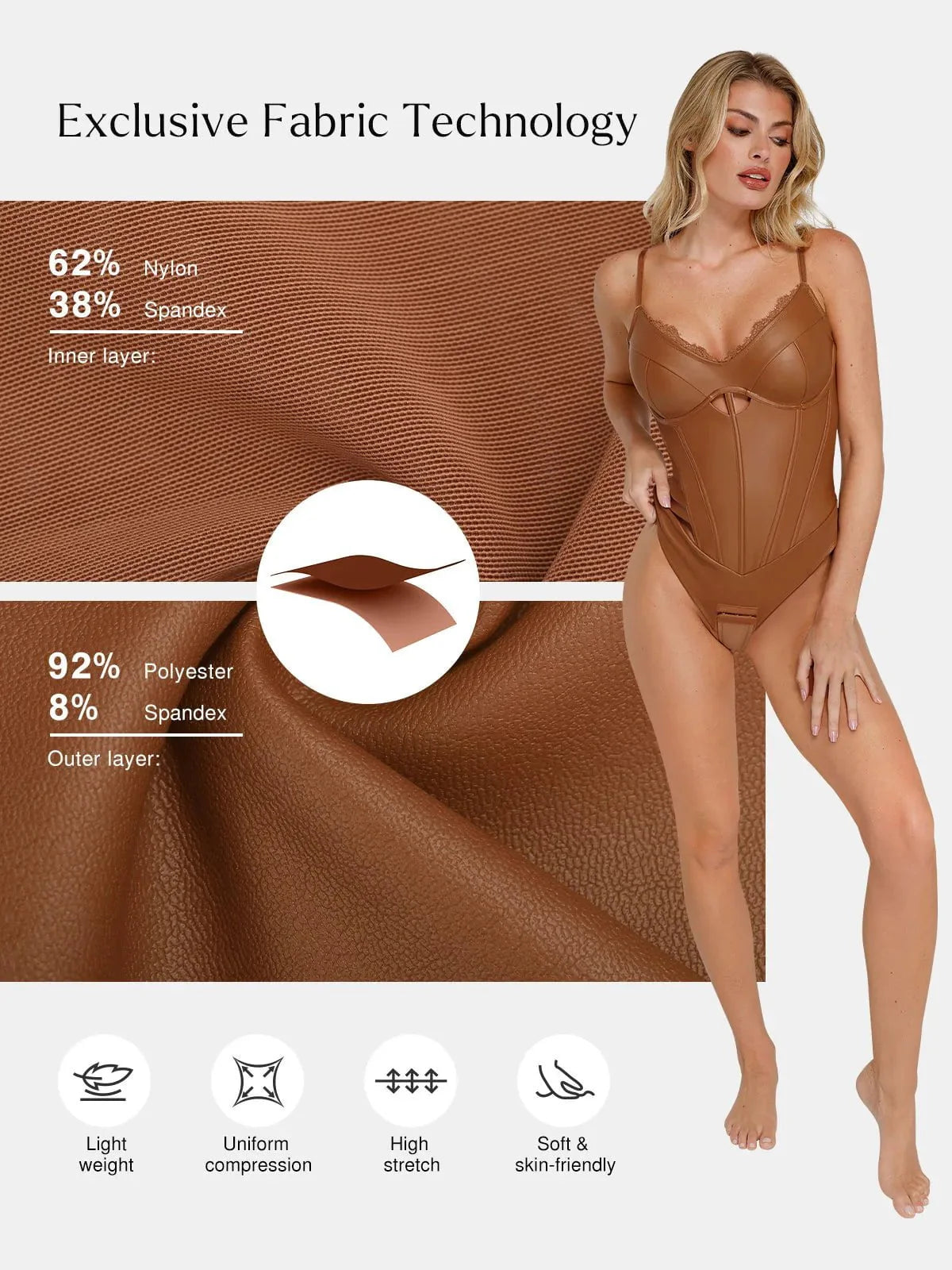 Ava - Shapewear en similicuir